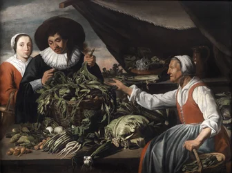 Alte Gemüsehändlerin